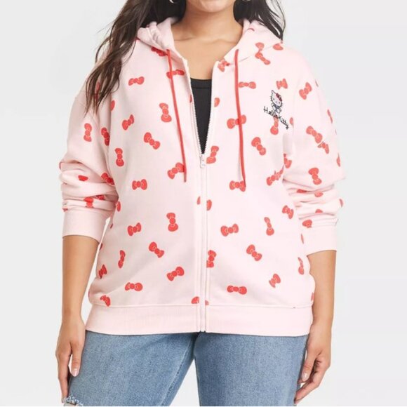 Sanrio Hello Kitty Pink Marshmallow Hoodie - Picture 3 of 6